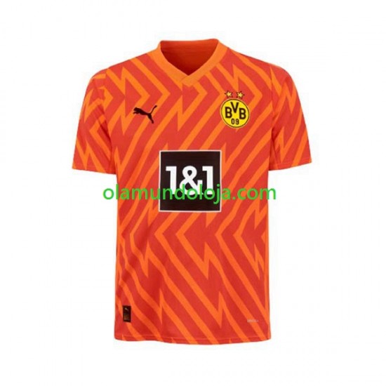 Camisola Borussia Dortmund Guarda-redes Homem Equipamento Segundo 2023-2024 Manga Curta